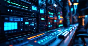 Professional Dante audio network control room — multi-building resort installation, Clubtek Thailand